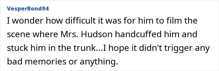 Text discusses Benedict Cumberbatch's potential feelings filming a difficult scene related to being kidnapped. Text discusses Benedict Cumberbatch's potential feelings filming a difficult scene related to being kidnapped.