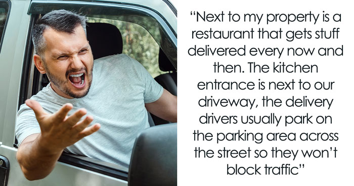 Lazy Delivery Driver Meets His Match When Petty Homeowner Blocks His Truck, Leaving Him Fuming
