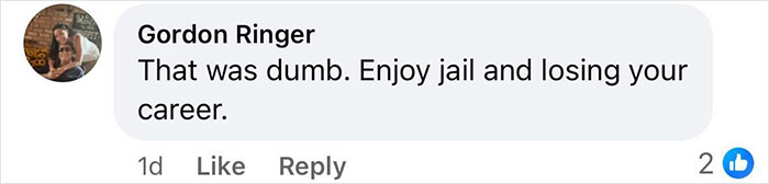 Facebook comment reacting to principal arrest after kids found drinking at her home. Facebook comment reacting to principal arrest after kids found drinking at her home.