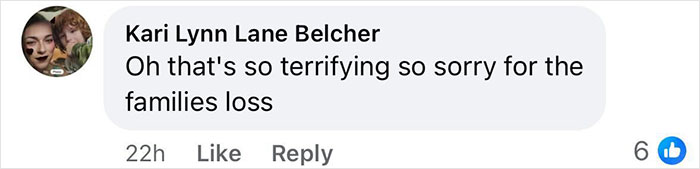 Comment expressing sympathy for tragic loss of 12-year-old girl after consuming milkshake.