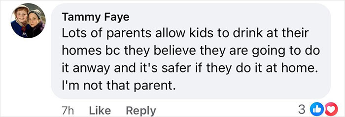 Facebook comment about kids drinking at home after school principal's arrest sparks controversy. Facebook comment about kids drinking at home after school principal's arrest sparks controversy.