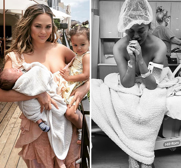 Chrissy Teigen y sus problemas familiares