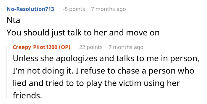 Reddit comments discussing a guy's refusal to pick up his drunk girlfriend after she lied about drinking. Reddit comments discussing a guy's refusal to pick up his drunk girlfriend after she lied about drinking.