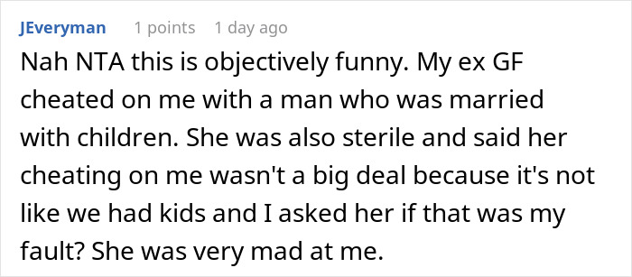 &ldquo;AITA For Telling My Ex&rsquo;s Sterile Affair Partner To Have Her Own Daughter?&rdquo;