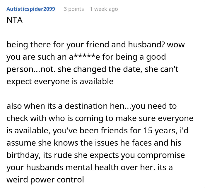 “A One-Time Event”: Bridesmaid Asks If She’s A Jerk For Choosing Husband Over Bride “A One-Time Event”: Bridesmaid Asks If She’s A Jerk For Choosing Husband Over Bride