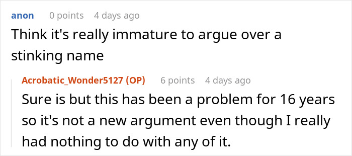 26YO Holds Lifelong Grudge Against 16YO Sis For Having A Modern Name, Turns Nasty Over It