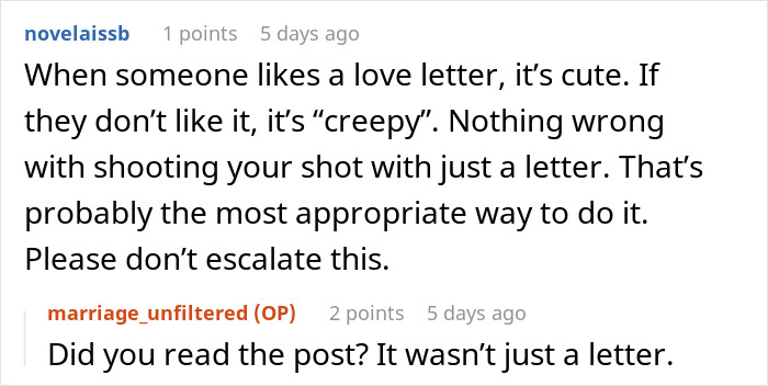 Amazon driver note controversy discussion in a comment thread.