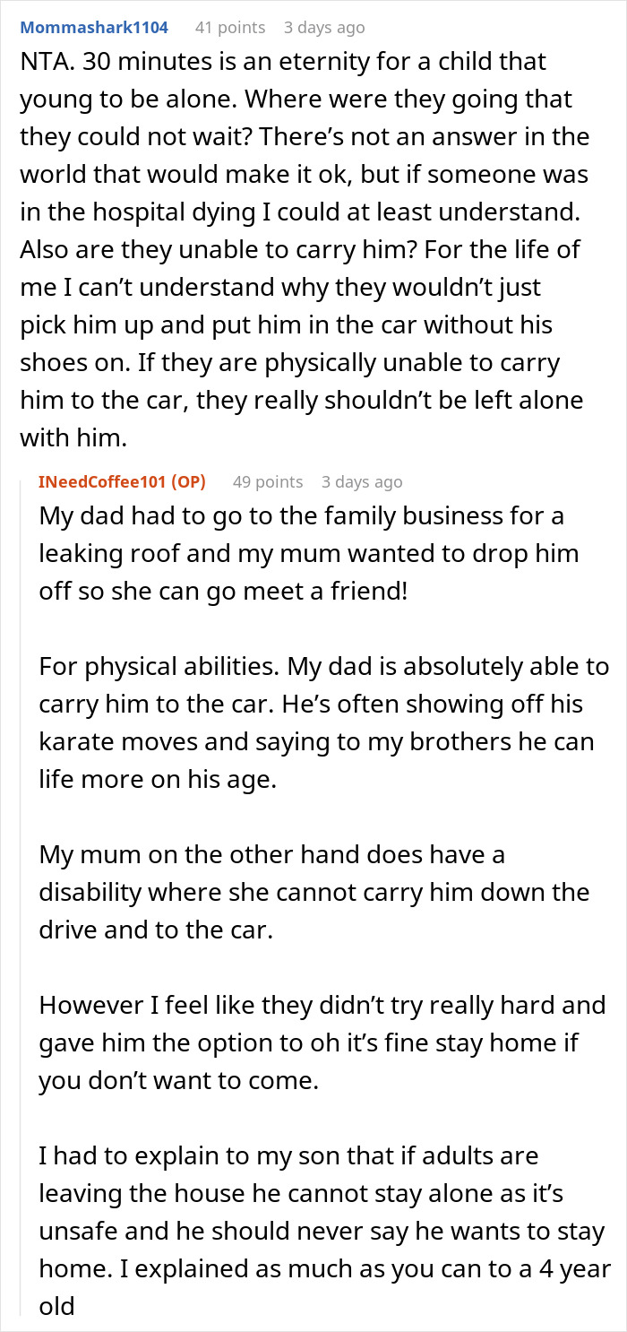 &ldquo;So Angry I&rsquo;m Shaking&rdquo;: Woman In Disbelief After Grandparents Leave Her 4YO Home Alone