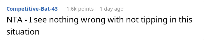 Reddit comment supporting not tipping when staff forgets about service. Reddit comment supporting not tipping when staff forgets about service.