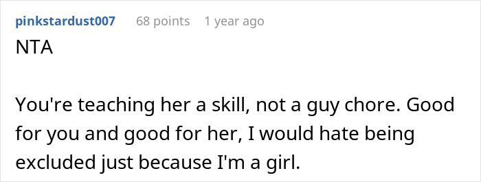 Dad&rsquo;s Effort To Empower Stepdaughter Backfires, Wife Leaves Mid-Argument Over Gender Roles