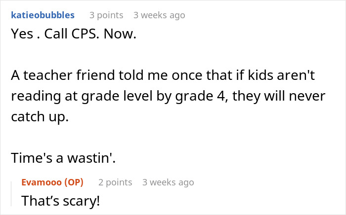 CPS Gets Involved As Woman Refuses To Let 9YO Sister Go Illiterate Over Parents’ Odd Beliefs CPS Gets Involved As Woman Refuses To Let 9YO Sister Go Illiterate Over Parents’ Odd Beliefs