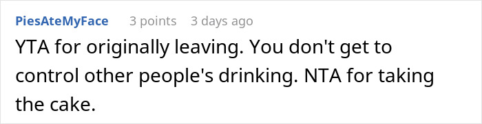 Comment discussing sobriety milestone and family dynamics. Comment discussing sobriety milestone and family dynamics.