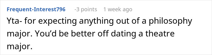 Comment criticizing expectations from a philosophy major in context of funding research to invent a new color. Comment criticizing expectations from a philosophy major in context of funding research to invent a new color.