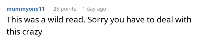 Comment expressing sympathy for a couple facing interference from a mother-in-law.