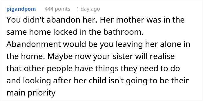 &ldquo;AITA For &lsquo;Abandoning&rsquo; My Niece Because My Sister Wouldn&rsquo;t Come And Get Her?&rdquo;