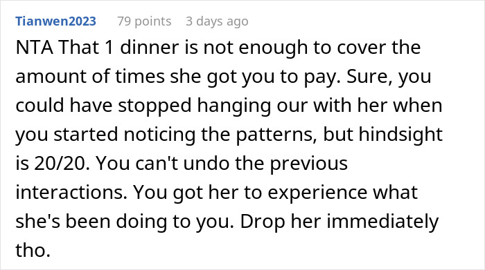 Woman Gives Her Freeloader Friend A Taste Of Her Own Medicine, Dinner Gets Awkward