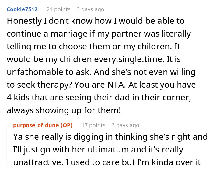&ldquo;AITAH For Telling My Wife She Can Leave Because I&rsquo;m Not Kicking My Older Kids Out?&rdquo;