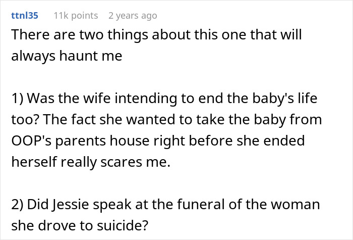 Text discussion about tragedy related to infidelity accusations and PPD involving a wife and her friend. Text discussion about tragedy related to infidelity accusations and PPD involving a wife and her friend.