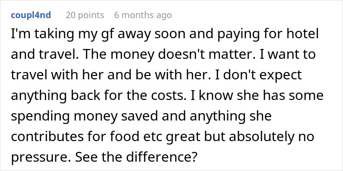 Forum post discussing financial expectations during a Europe trip.