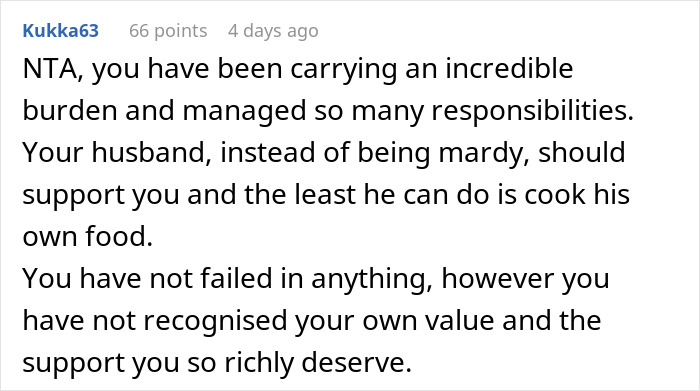 Woman Is Sick Of Catering To Husband’s “Mysterious Symptoms”, Starts Cooking Only For Herself Woman Is Sick Of Catering To Husband’s “Mysterious Symptoms”, Starts Cooking Only For Herself