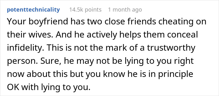 Guy Enables His Friends&rsquo; Cheating, Explodes At GF When She Tells One Of Their Wives About It