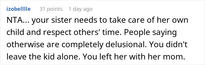&ldquo;AITA For &lsquo;Abandoning&rsquo; My Niece Because My Sister Wouldn&rsquo;t Come And Get Her?&rdquo;
