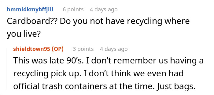 Online discussion about recycling and waste management practices in the 90s. Online discussion about recycling and waste management practices in the 90s.