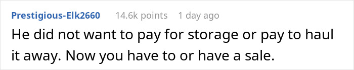 Comment about a friend skipping rent, stealing, and leaving a mess, with 14.6k points, posted one day ago.