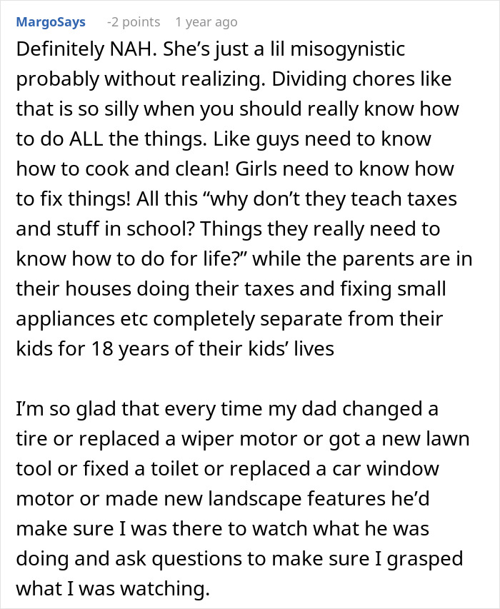 Dad&rsquo;s Effort To Empower Stepdaughter Backfires, Wife Leaves Mid-Argument Over Gender Roles