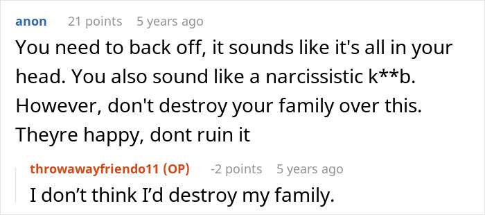 Man Thinks Brother’s Girlfriend Is Into Him, Learns The Hard Way She Isn’t: “You Need Therapy” Man Thinks Brother’s Girlfriend Is Into Him, Learns The Hard Way She Isn’t: “You Need Therapy”