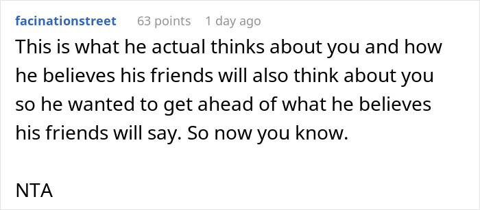 Comment screenshot about how someone truly thinks of their partner, relating to a racist "joke" and upbringing. Comment screenshot about how someone truly thinks of their partner, relating to a racist "joke" and upbringing.
