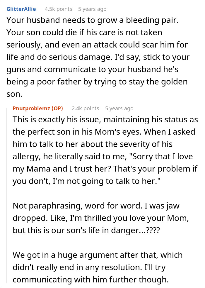 Woman Warns MIL About Son&rsquo;s Severe Allergy, MIL Brushes It Off And Plans A Peanut-Heavy Outing