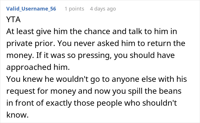 Person Confronts Uncle Over Unpaid Debt At Family Dinner, Celebration Turns Into Shock Person Confronts Uncle Over Unpaid Debt At Family Dinner, Celebration Turns Into Shock