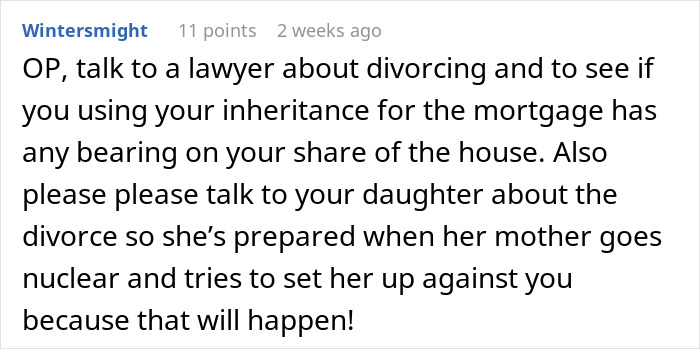 Man Considers Divorce When Wife Refuses To Share Her Inheritance After Relying On Him For 22 Years