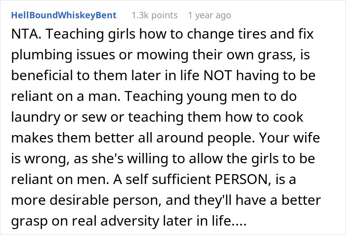 Dad&rsquo;s Effort To Empower Stepdaughter Backfires, Wife Leaves Mid-Argument Over Gender Roles