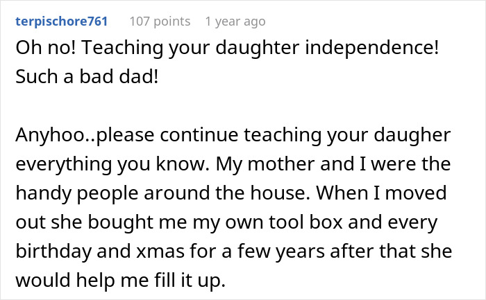 Dad&rsquo;s Effort To Empower Stepdaughter Backfires, Wife Leaves Mid-Argument Over Gender Roles