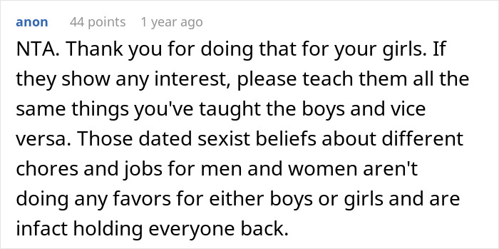 Dad&rsquo;s Effort To Empower Stepdaughter Backfires, Wife Leaves Mid-Argument Over Gender Roles