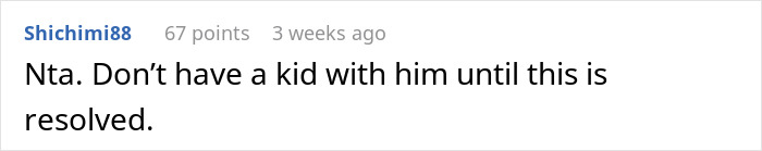 Reddit comment discussing relationship issues related to OCD.