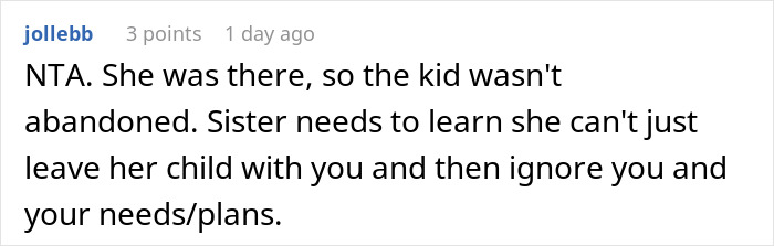 &ldquo;AITA For &lsquo;Abandoning&rsquo; My Niece Because My Sister Wouldn&rsquo;t Come And Get Her?&rdquo;