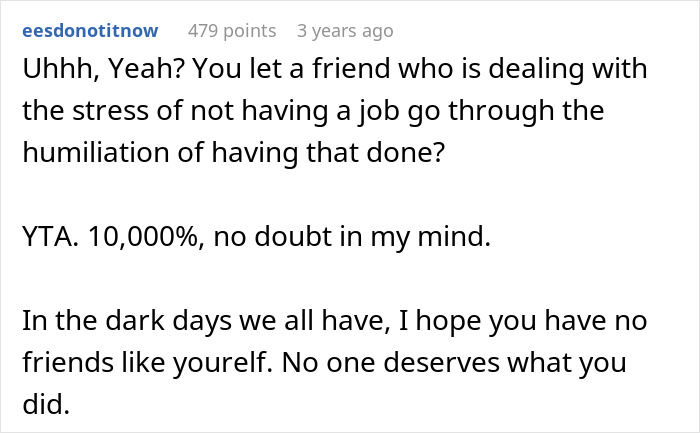Comment criticizing a prank involving a fake $50K lottery ticket given to a broke friend. Comment criticizing a prank involving a fake $50K lottery ticket given to a broke friend.