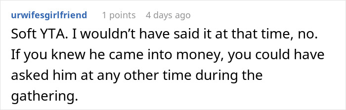 Person Confronts Uncle Over Unpaid Debt At Family Dinner, Celebration Turns Into Shock Person Confronts Uncle Over Unpaid Debt At Family Dinner, Celebration Turns Into Shock