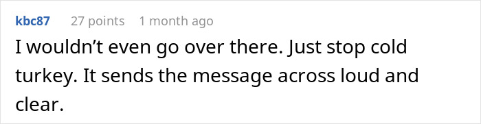 Online comment about grandma ignoring car seat pleas.