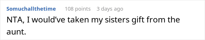 Comment discussing pregnancy announcement as Christmas gift. Comment discussing pregnancy announcement as Christmas gift.