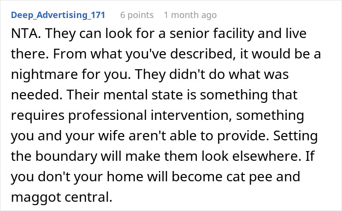 "Yes, Maggots": SIL Refuses To House Hoarder In-Laws After They Lose Their Home "Yes, Maggots": SIL Refuses To House Hoarder In-Laws After They Lose Their Home