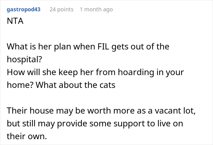 "Yes, Maggots": SIL Refuses To House Hoarder In-Laws After They Lose Their Home "Yes, Maggots": SIL Refuses To House Hoarder In-Laws After They Lose Their Home