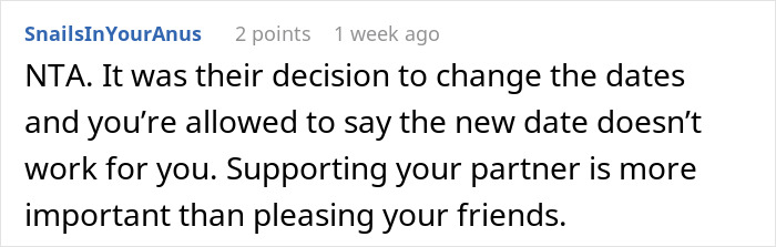 “A One-Time Event”: Bridesmaid Asks If She’s A Jerk For Choosing Husband Over Bride “A One-Time Event”: Bridesmaid Asks If She’s A Jerk For Choosing Husband Over Bride