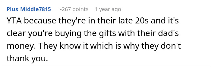Woman Devastated After Adult Step-Kids Ruin Her Joy Of Gift-Giving, Decides To Step Away