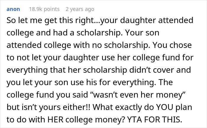 Parents Confused When Daughter Pulls Away After They Paid For Son&rsquo;s Education But Not Hers