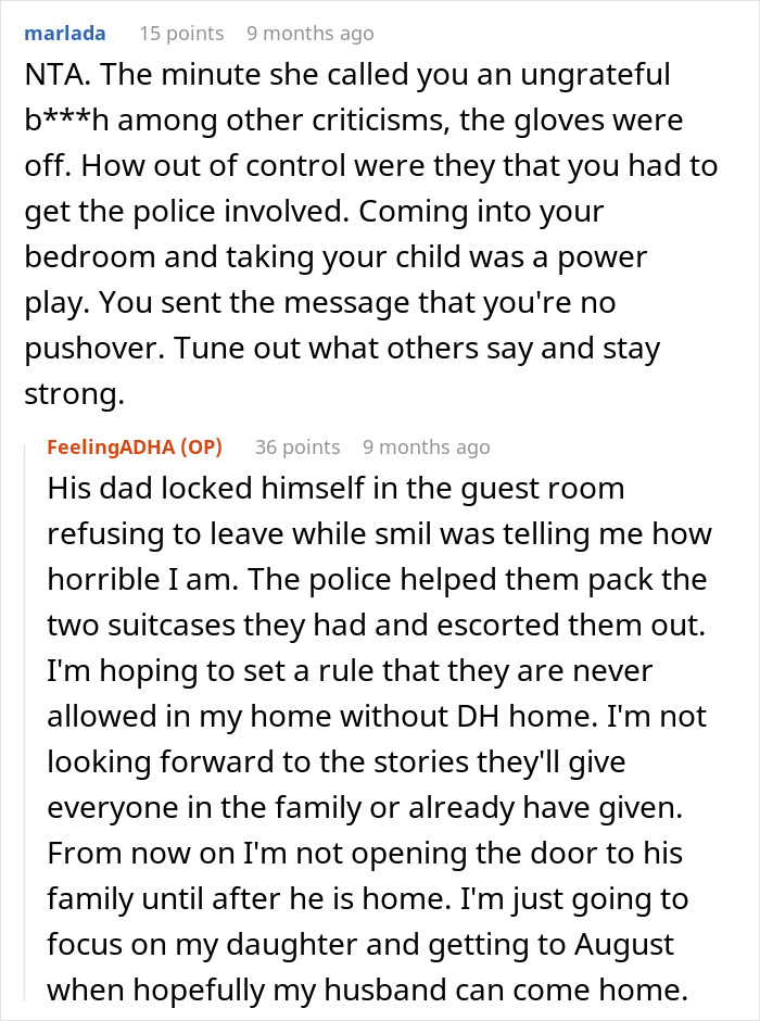 In-Laws Removed From Daughter-In-Law&rsquo;s Home By Police After Refusing To Leave The Guest Room