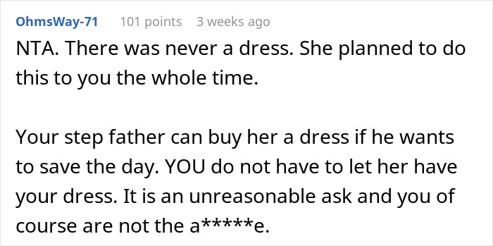 Bride Threatens To Steal Stepsister’s Wedding Dress, She Gives Her Back The Invitation Instead Bride Threatens To Steal Stepsister’s Wedding Dress, She Gives Her Back The Invitation Instead